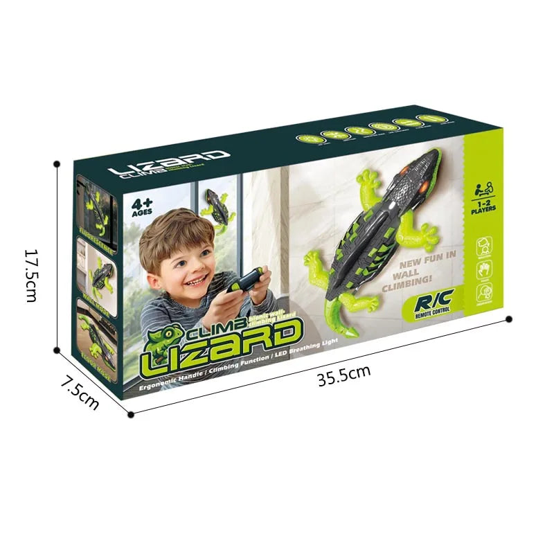 Gecko Robot Grimpeur - Télécommandé Lumineux