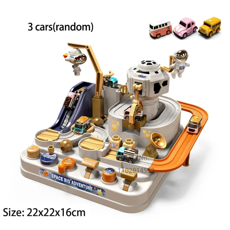 Circuit Rail Racing - Voiture Inertielle Éducative