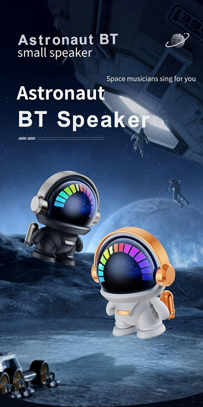 Cute Astronaut Speaker | Wireless Portable Outdoor Speaker with Light, Ideal for Home Parties, Office Decor, Bass Booster, USB Charging, Non
