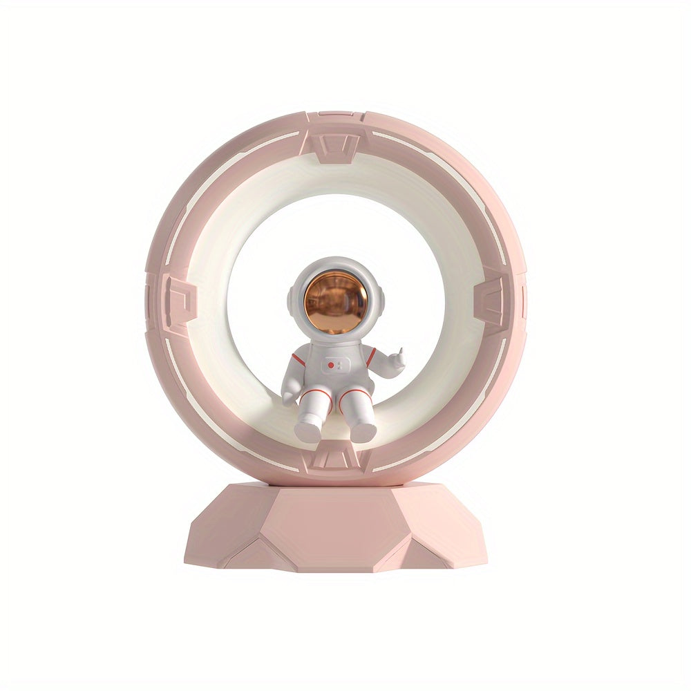 Astronaut Night Light, Rechargeable Bedside Lamp, 3 Color Lights, 4 Adjustable Brightness Levels, Bedroom Sleep Light, Astronaut Desktop Decoration, Birthday Gift, Christmas Gift