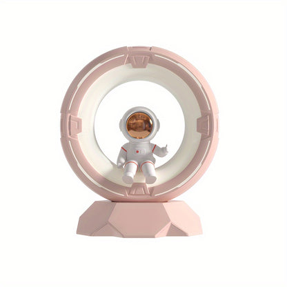 Astronaut Night Light, Rechargeable Bedside Lamp, 3 Color Lights, 4 Adjustable Brightness Levels, Bedroom Sleep Light, Astronaut Desktop Decoration, Birthday Gift, Christmas Gift