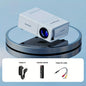 Compact Projector That Supports 1080P, Features USB Connectivity, And Comes with a Remote Control. It Is Compatible with Smartphones, Tablets, Laptops, TV Sticks, And USB Drives. It Includes a Desktop Mount, LCD Display, Powe