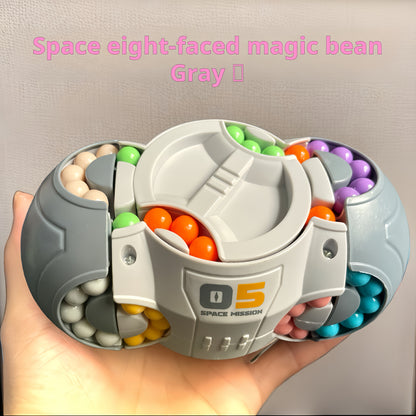 Magic Beans Stress Relief Toy, 3D Multifaceted Space Magic Beans Fingertip Puzzle Toy, Cube Toy, an Interesting Idealchristmas Stocking Stuffers, Christmas Stocking Stuffers