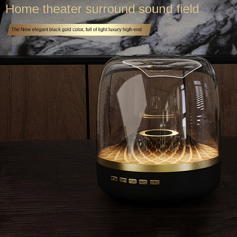 Wireless Home Theater Speakers - USB Charging, Stereo Sound, Diamond Effect Color Lighting Theme, High-Quality Audio, Immersive Home Entertainment, Portable Wireless Speakers, Are The Perfect Gift Choice for 10 Major Holidays