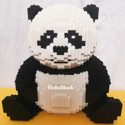 7822pcs Creative DIY Assemable Animal Cute Panda Mini Diamond Building Blocks Educational Boy Toys For Children 3D Model Bricks