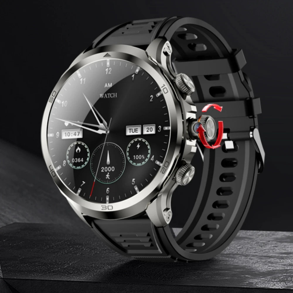 2025 New Arrival 4G 5G SIM Smart Watch IP67 Waterproof AMOLED 1990mAh Big Battery WiFi NFC for Play APP Download Watch
