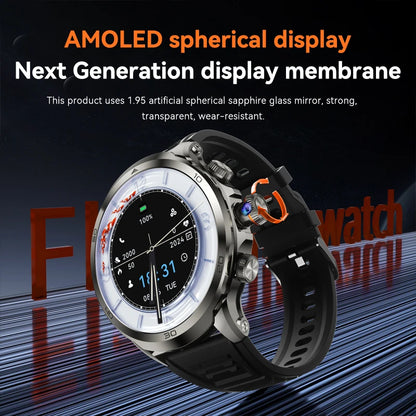 2025 New Arrival 4G 5G SIM Smart Watch IP67 Waterproof AMOLED 1990mAh Big Battery WiFi NFC for Play APP Download Watch