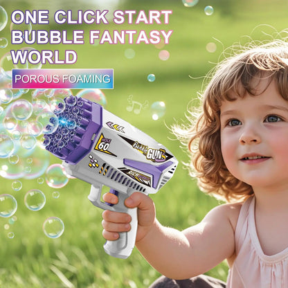 Outdoor Play and Party Bubble Machine Enjoy Bubble Fun Anytime-Bubble Gun