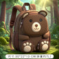 Fashionable Waterproof Polyester Lined Three-Dimensional Cartoon Backpack for Kids for Outings Play Kindergarten Use Zipper