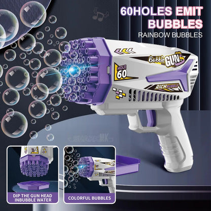 Outdoor Play and Party Bubble Machine Enjoy Bubble Fun Anytime-Bubble Gun