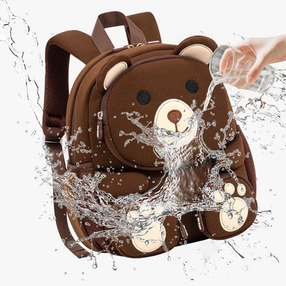 Fashionable Waterproof Polyester Lined Three-Dimensional Cartoon Backpack for Kids for Outings Play Kindergarten Use Zipper