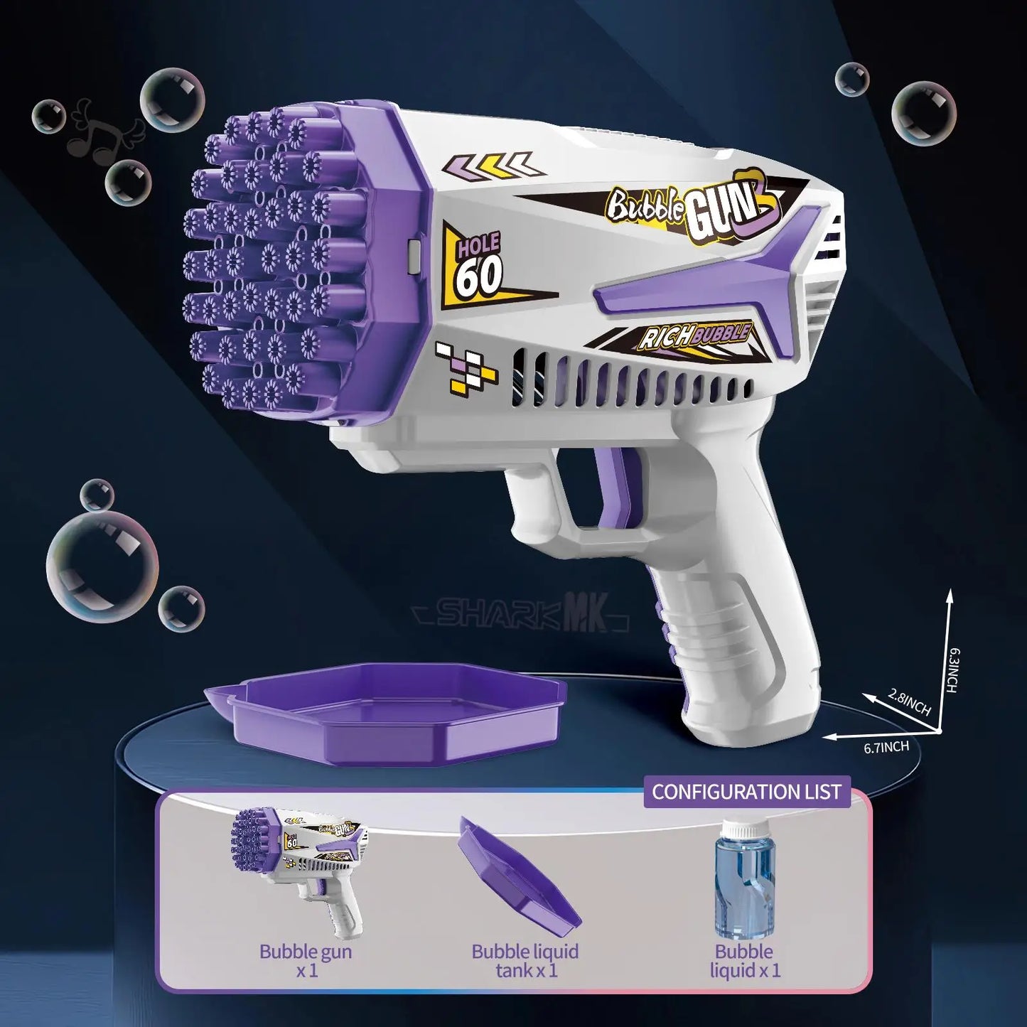 Outdoor Play and Party Bubble Machine Enjoy Bubble Fun Anytime-Bubble Gun