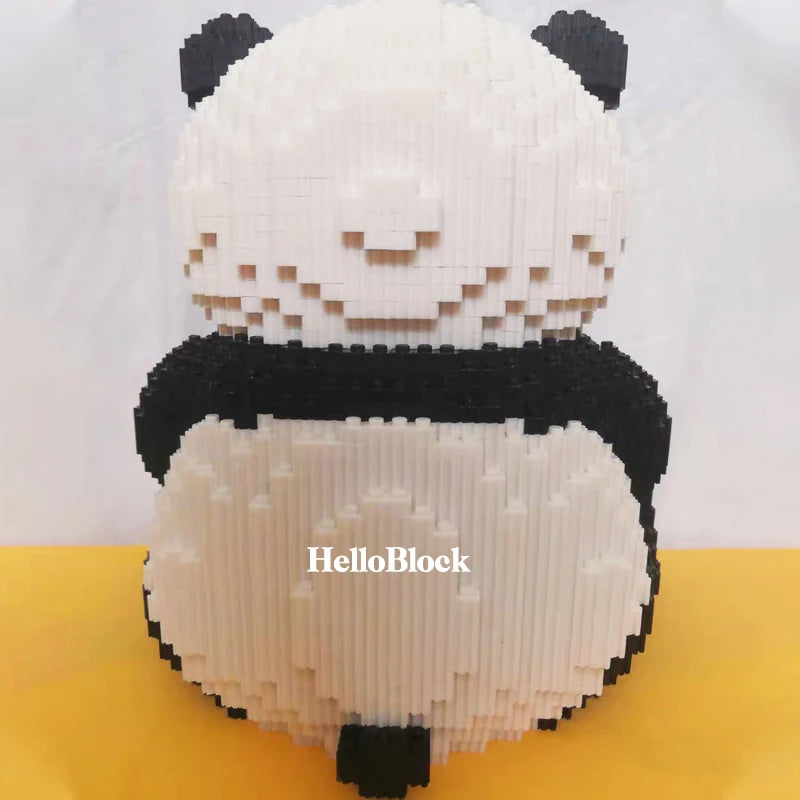 7822pcs Creative DIY Assemable Animal Cute Panda Mini Diamond Building Blocks Educational Boy Toys For Children 3D Model Bricks
