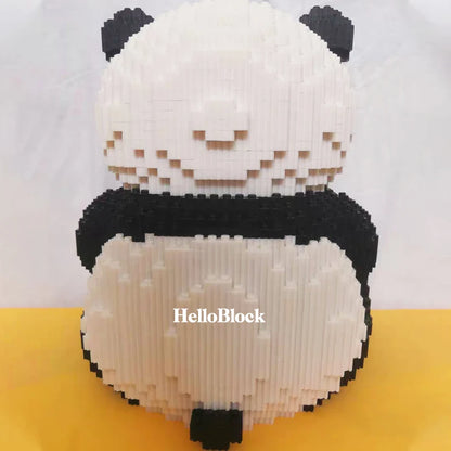 7822pcs Creative DIY Assemable Animal Cute Panda Mini Diamond Building Blocks Educational Boy Toys For Children 3D Model Bricks