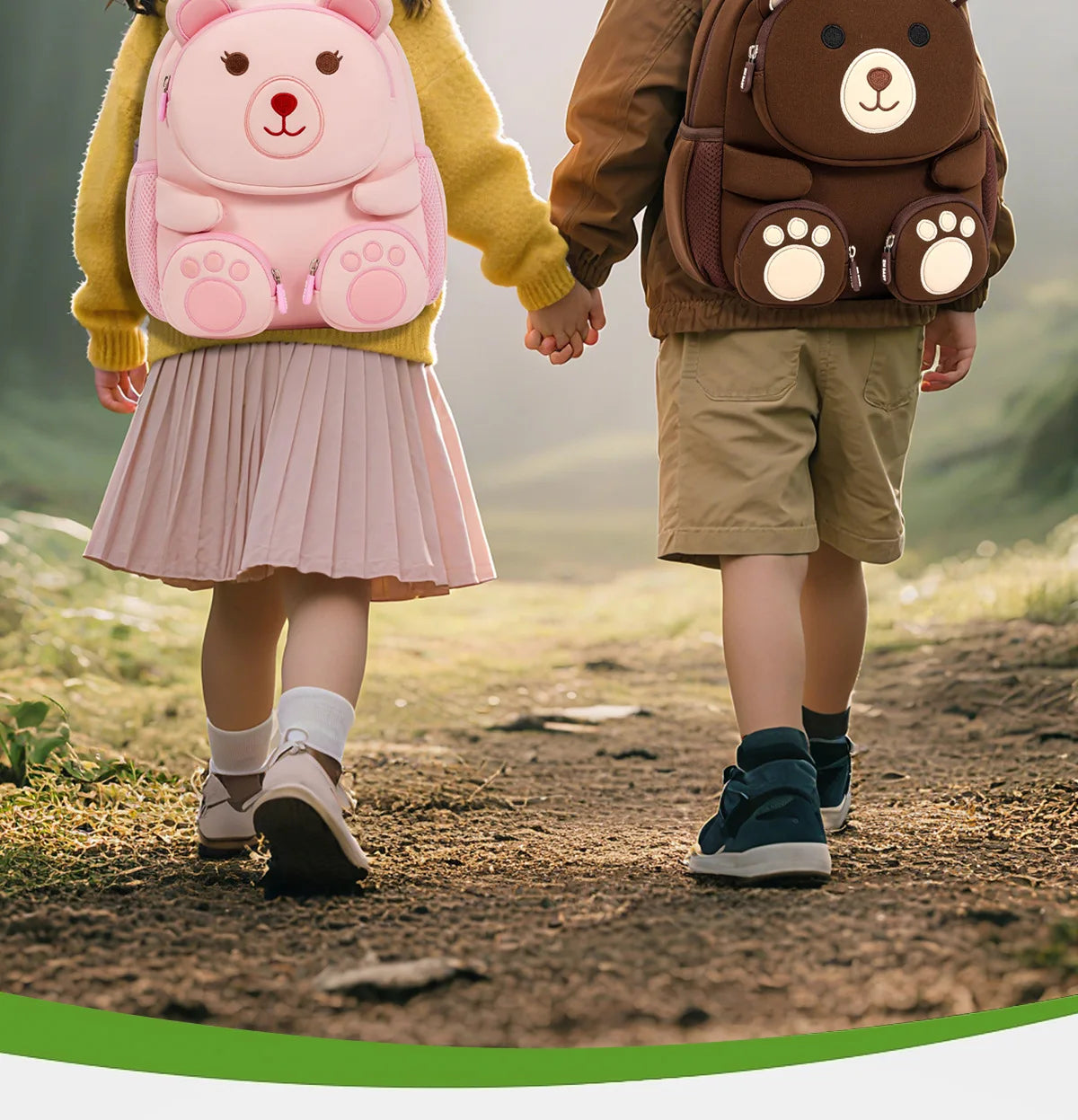 Fashionable Waterproof Polyester Lined Three-Dimensional Cartoon Backpack for Kids for Outings Play Kindergarten Use Zipper