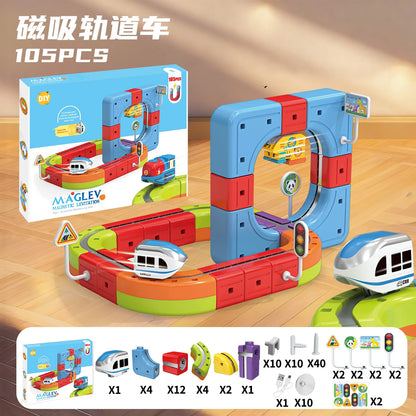 Train Magnétique Anti-Gravité - Rail Modulable