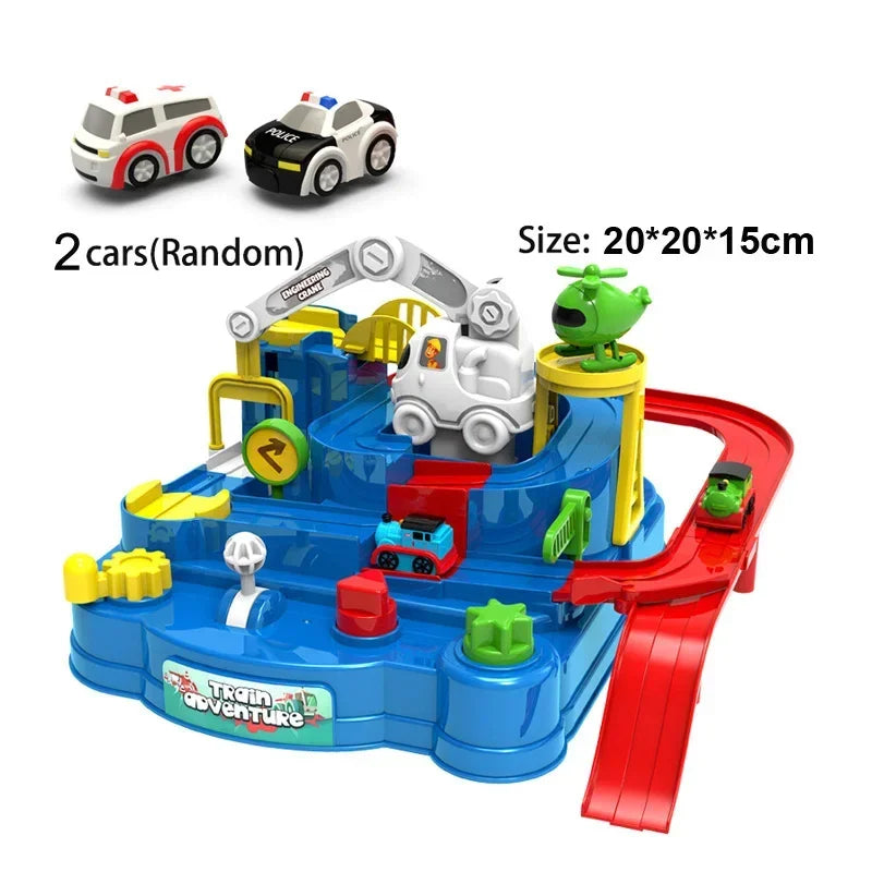 Circuit Rail Racing - Voiture Inertielle Éducative
