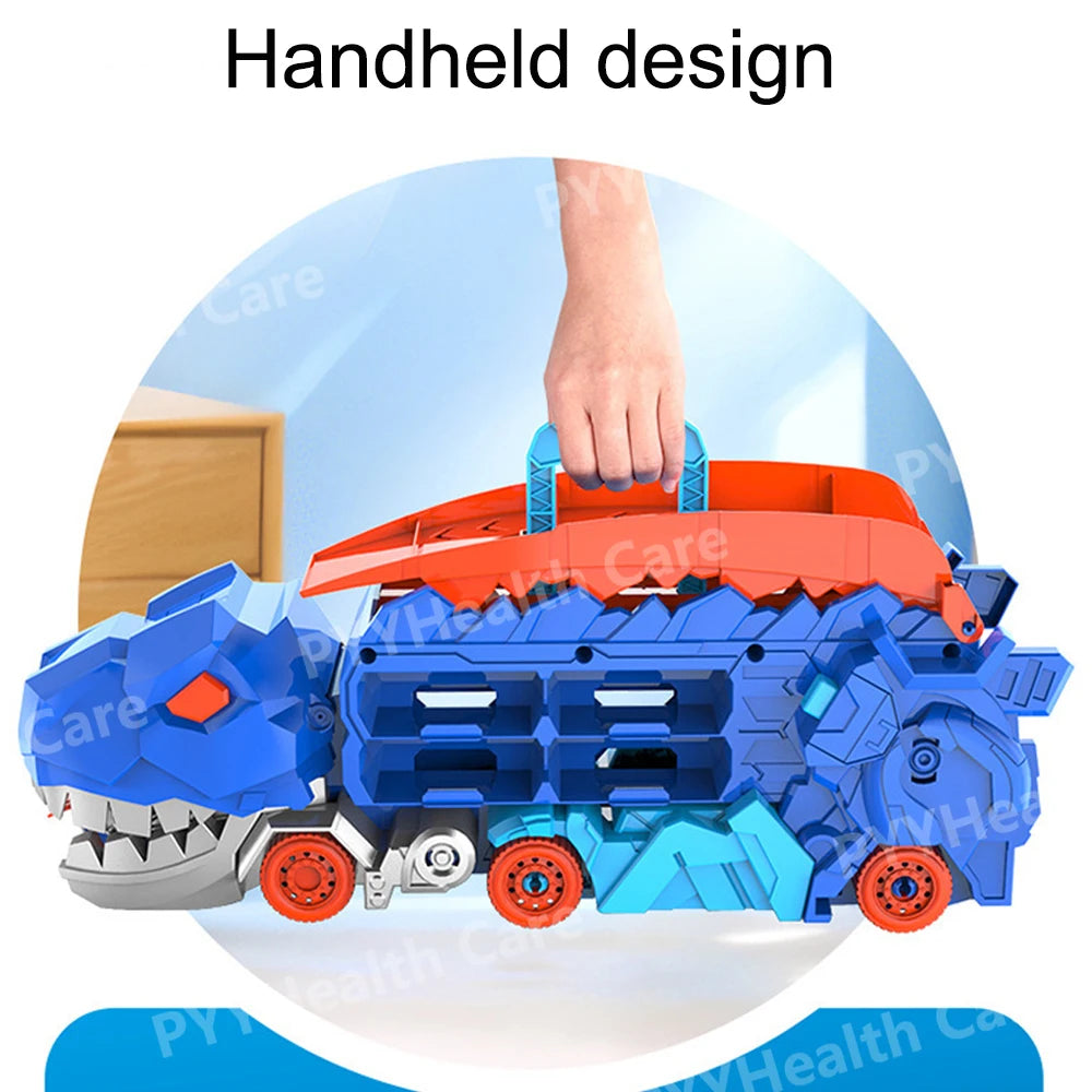 Camion Dinosaure Transport - Circuit Pliable