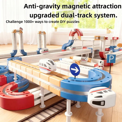 Train Magnétique DIY - Blocs Éducatifs Enfants
