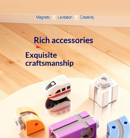 Train Magnétique DIY - Blocs Éducatifs Enfants