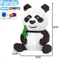 7822pcs Creative DIY Assemable Animal Cute Panda Mini Diamond Building Blocks Educational Boy Toys For Children 3D Model Bricks