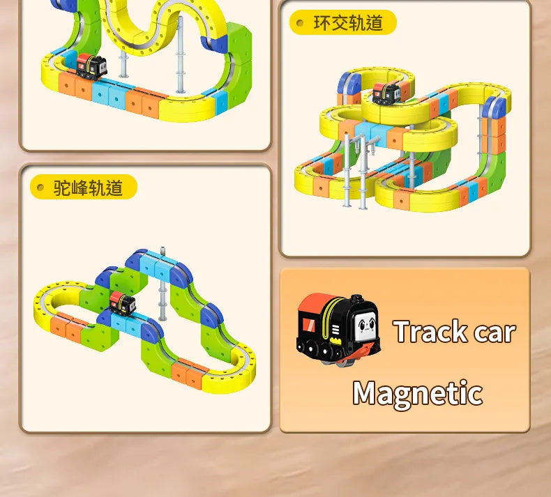 Train Magnétique Anti-Gravité - Rail Modulable