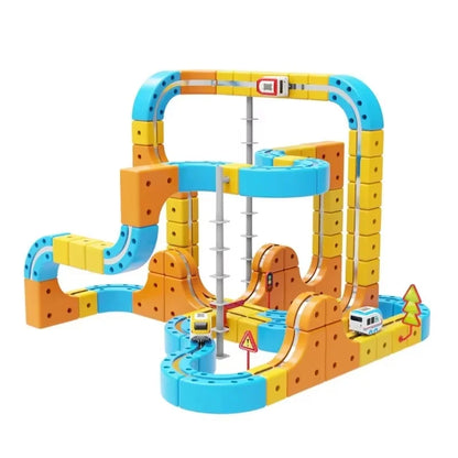 Cube Magnétique Transformable - Train Électrique