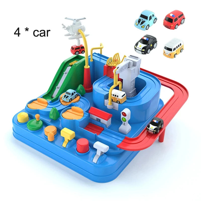 Circuit Rail Racing - Voiture Inertielle Éducative
