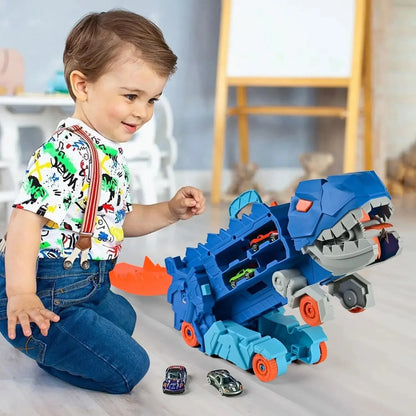 Camion Dinosaure Transport - Circuit Pliable