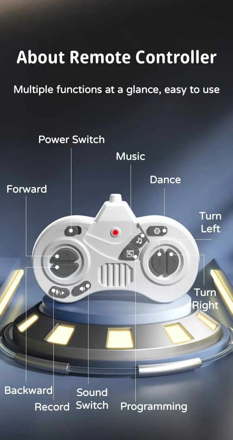 Chien Robot IA - Interactif 9 Langues
