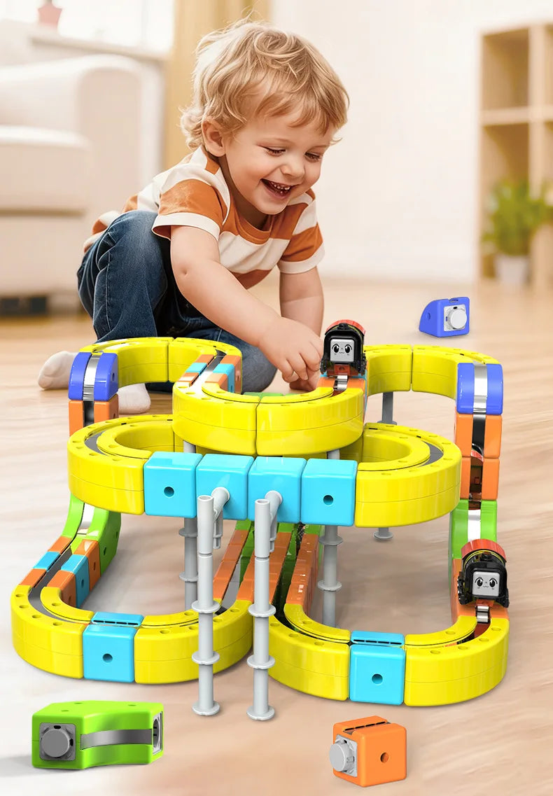 Train Magnétique Anti-Gravité - Rail Modulable