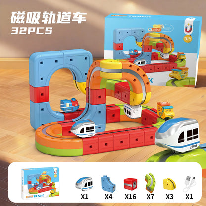 Train Magnétique Anti-Gravité - Rail Modulable