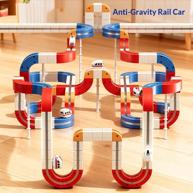 Train Magnétique DIY - Blocs Éducatifs Enfants