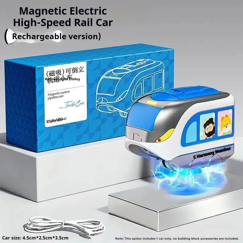 Cube Magnétique Transformable - Train Électrique