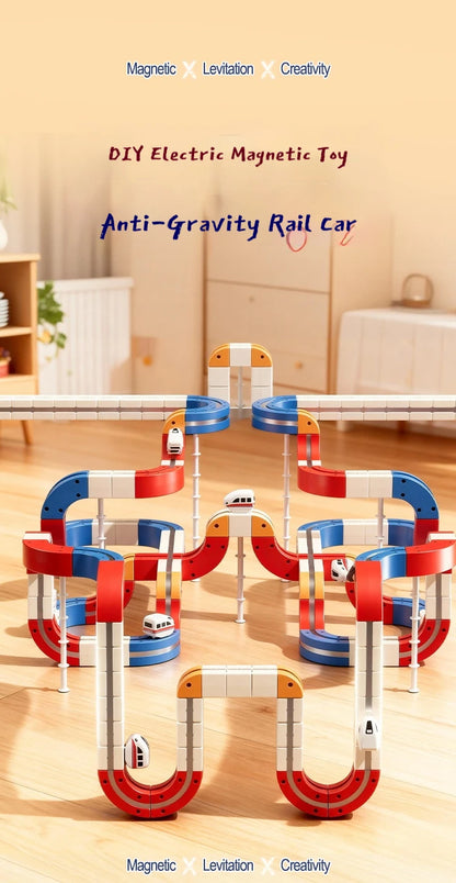 Train Magnétique DIY - Blocs Éducatifs Enfants