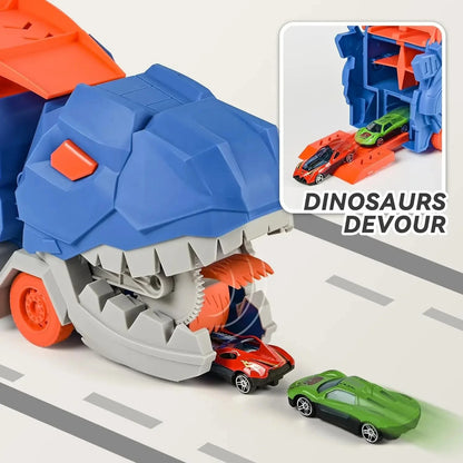 Camion Dinosaure Transport - Circuit Pliable