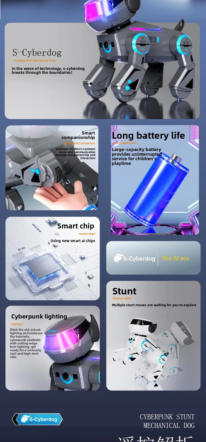 Chien Robot RC - Programmable Bluetooth Audio