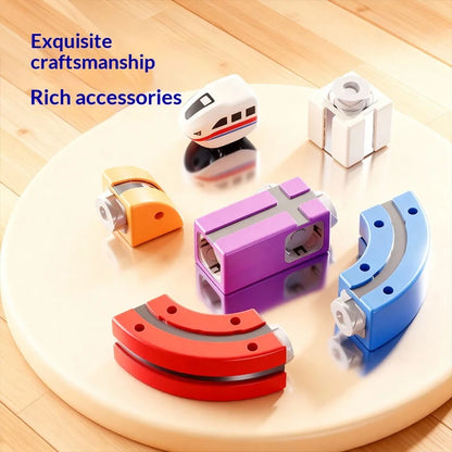 Train Magnétique DIY - Blocs Éducatifs Enfants