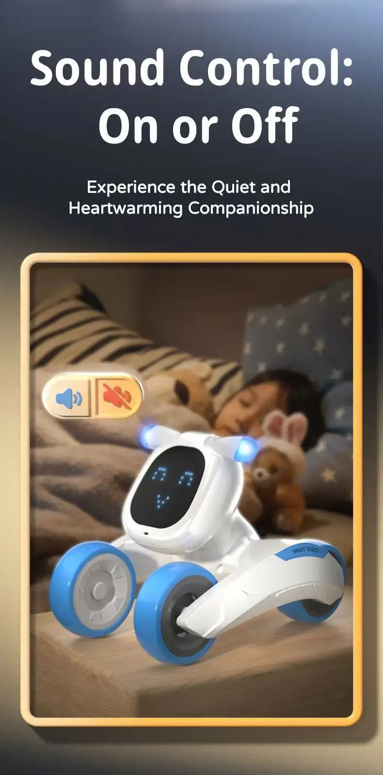 Chien Robot IA - Interactif 9 Langues