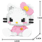 KEEPPLEY Sanrio Anime Hello Kitty My Melody Cinnamoroll Pompompurin Kuromi Building Blocks Girl Kid Holiday Christmas Gift