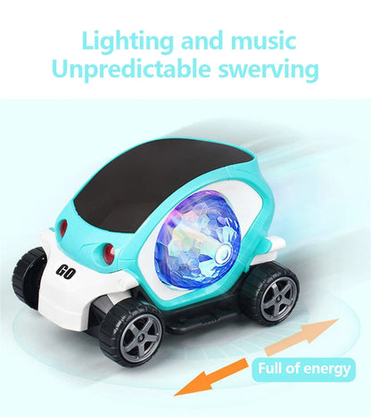 Voiture Musicale LED - Évitement Obstacles Auto