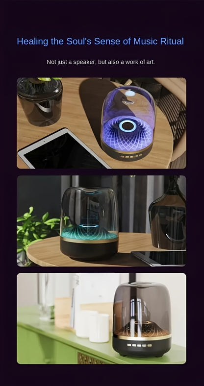 Wireless Home Theater Speakers - USB Charging, Stereo Sound, Diamond Effect Color Lighting Theme, High-Quality Audio, Immersive Home Entertainment, Portable Wireless Speakers, Are The Perfect Gift Choice for 10 Major Holidays