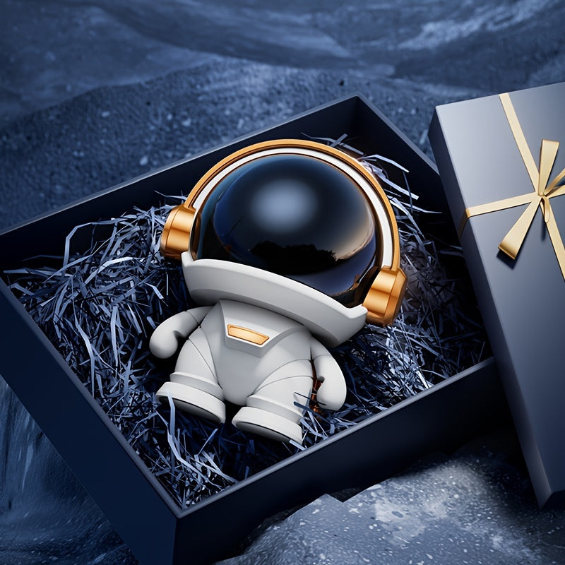 Cute Astronaut Speaker | Wireless Portable Outdoor Speaker with Light, Ideal for Home Parties, Office Decor, Bass Booster, USB Charging, Non