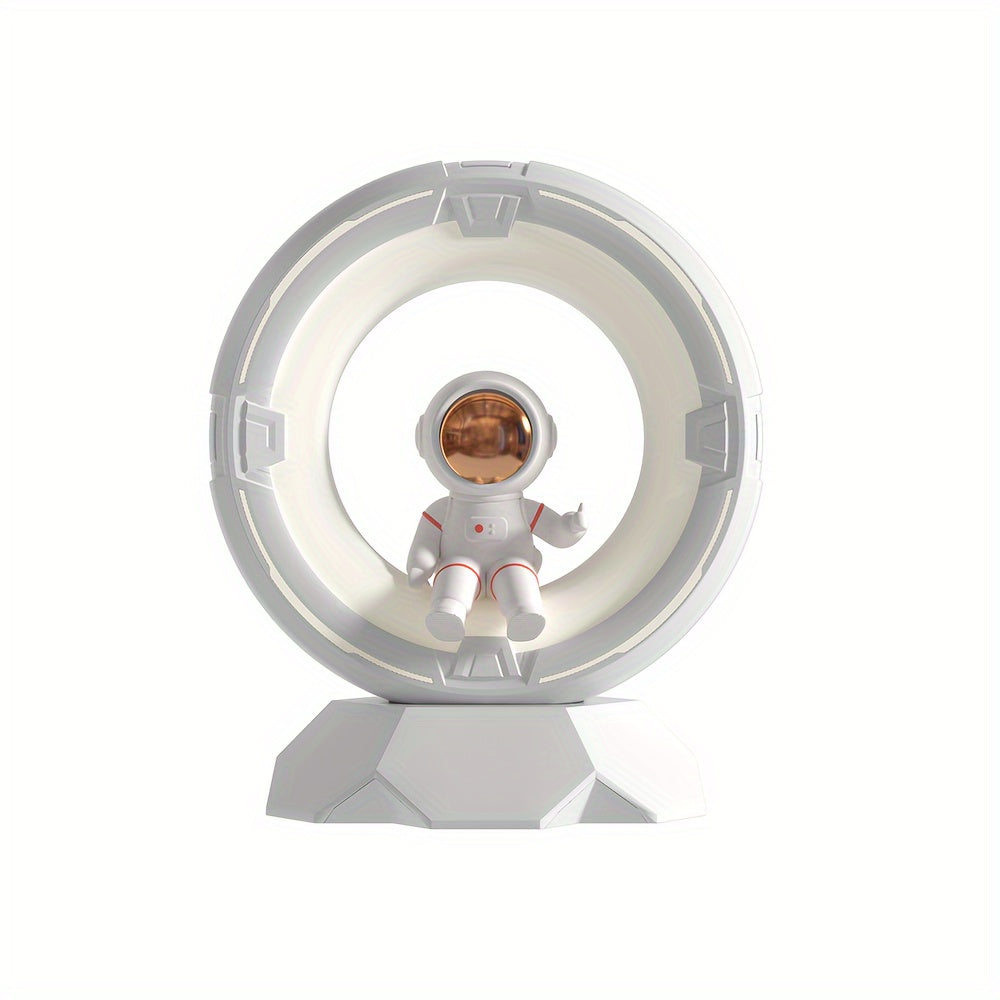 Astronaut Night Light, Rechargeable Bedside Lamp, 3 Color Lights, 4 Adjustable Brightness Levels, Bedroom Sleep Light, Astronaut Desktop Decoration, Birthday Gift, Christmas Gift