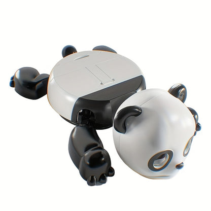 A Rampaging Panda Coaster - an Interactive Desktop Ornament Featuring a Fun And Humorous Design with a "Surprise Glare!" It Serves As Both a Mobile Phone Stand And a Coaster, Making It Ideal for Pranks And Gaming Enjoyment