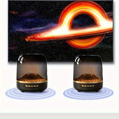 Wireless Home Theater Speakers - USB Charging, Stereo Sound, Diamond Effect Color Lighting Theme, High-Quality Audio, Immersive Home Entertainment, Portable Wireless Speakers, Are The Perfect Gift Choice for 10 Major Holidays